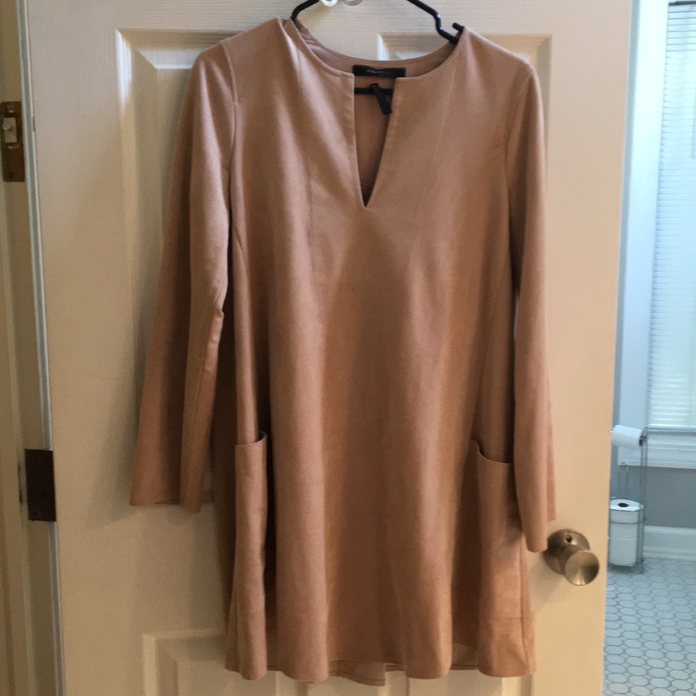 Pink/Mauve suede BCBG dress!